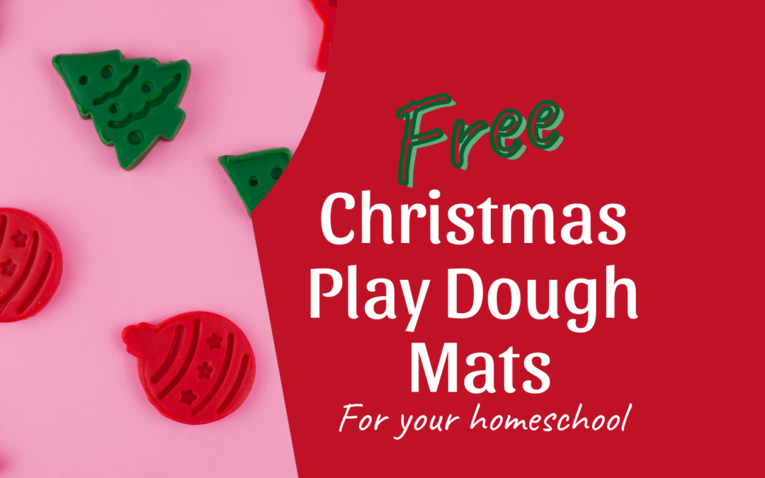 Christmas Play Dough Mats